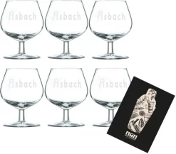 Asbach Schwenker Glas 6er Set Gläser