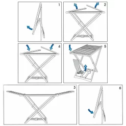 ProGarden Wäscheständer Standtrockner Flügelwäscheständer Wäschetrockner Mit Flügeln Klappbar Schwarz XXL -Küchendiscounter e08204f5981766db2f9a9d9c1b85210d