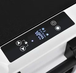 Merax Elektrisch Kühlbox Mit Kompressor 31.5L Schwarz, Mini Kühlschrank Tragbar Kühlleistung Bis -20° C, Gefrierbox 12/24 V Und 230 V Für Büro, Auto, Camping, Garten -Küchendiscounter e0e7bf9188181b68a32169f8eb62d1b5