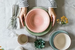 Mäser 931601 Frühstücksset Lumaca Für 6 Personen, Steingut, Dunkelblau (1 Set, 18-teilig) -Küchendiscounter e0ff16aba32d1e18a7b5b1c1853f2eb9