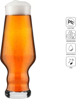 KROSNO Splendour IPA Biergläser, 6er-Set, 400 Ml -Küchendiscounter e2612866097190b1118c9058b036bbd8