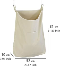 Wenko Über-Tür Wäschesammler Canguro Beige -Küchendiscounter e301fac7f26869154ef4f29842454d67