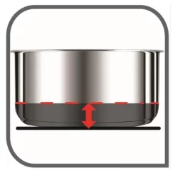 TEFAL L9409032 4er-Set INGENIO PREFERENCE - Alle Kochfelder Einschließlich Induktion - Französische Herstellung - Edelstahl -Küchendiscounter e675b6b902f4ccc98ed630ec3d9a61b9