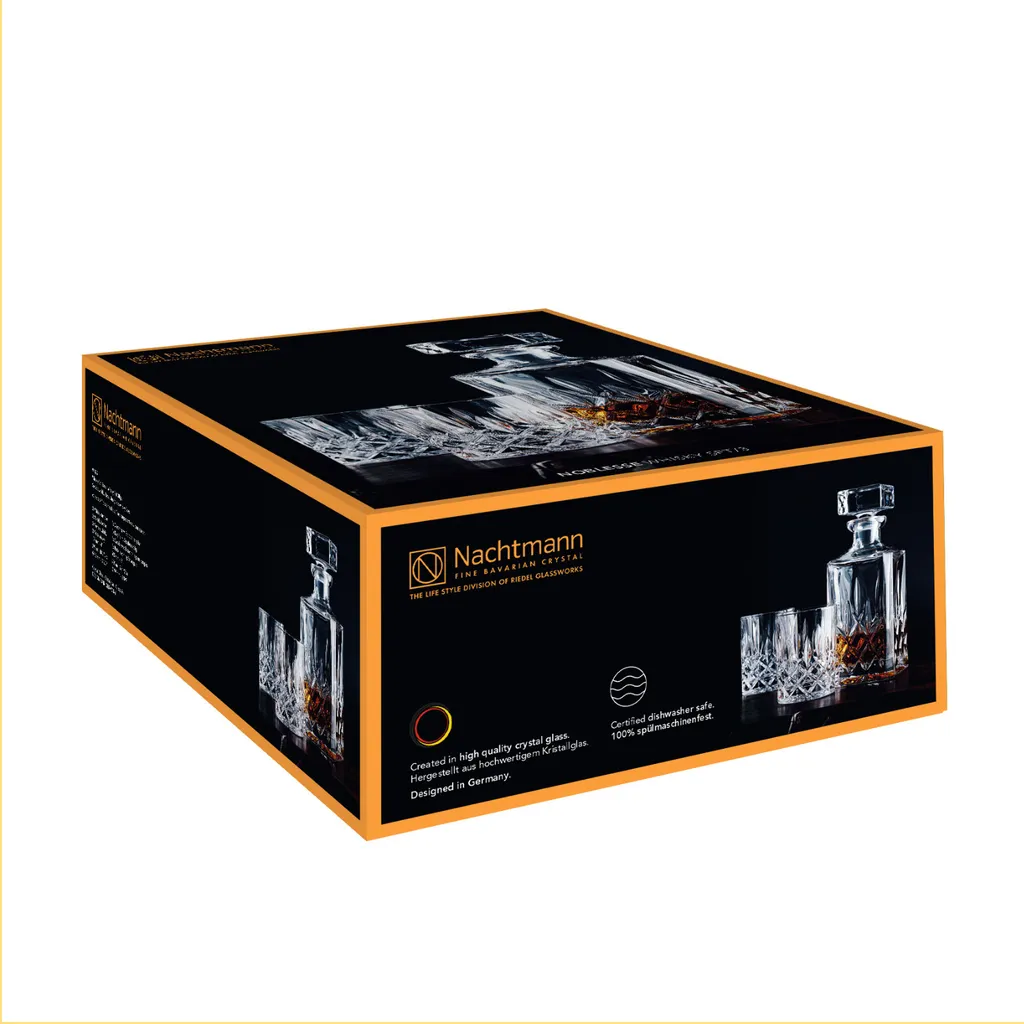 Nachtmann 0091899-0 Noblesse Whisky-Set, 1 X Karaffe/Dekanter + 2 X Whisky-Becher, Klar (1 Set) 18 Nachtmann 0091899-0 Noblesse Whisky-Set, 1 X Karaffe/Dekanter + 2 X Whisky-Becher, Klar (1 Set) – Bild 18