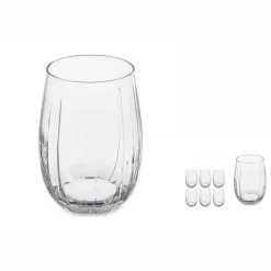 Gläserset Linka 380 Ml Durchsichtig 6 Teilig -Küchendiscounter ebf69c7bf44d9015e7e54d9808196860