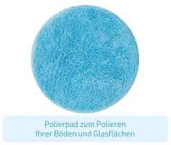 Hurricane Floating Mop Ersatz-Pads – Mikrofaser-Pads Für Den Akku Wischer Floating Mop – Saugfähige Wischmopp-Pads – 2x Mikrofaser-Pad, 2x Scheuer-Pad, 2x Polier-Pad -Küchendiscounter f03e896060579ec785e99436ba55d0af