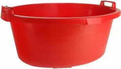 LOCKWEILER Wanne Oval 75 Cm/60 L Rot L30052