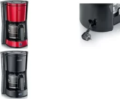 SEVERIN Kaffeemaschine KA 4817 TYPE 1.000 W Rot / Schwarz -Küchendiscounter f38823b6bcaf29a633d5452564e723b5