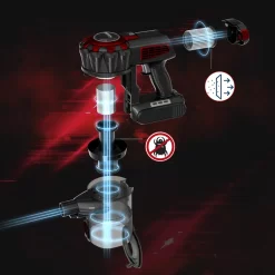 Monzana Akku Staubsauger 4 In 1 Kabelloser Handstaubsauger LED-Elektrobürste Beutellos Leise Starke Saugkraft Bis 40 Min, Farbe:Grau -Küchendiscounter f3ddd29677b1190b736dd7e6eb433c89