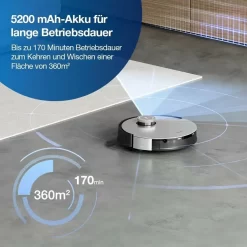 ECOVACS DEEBOT X1 TURBO Staubsauger 5000Pa Saugroboter YIKO EU APP -Küchendiscounter f44be90f4a1f894e31028ccf6afe8872
