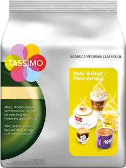 Bosch TASSIMO Vivy 2 Kapselmaschine Schwarz +20 EUR Gutschein** + 1 Caffè Crema Classico XL -Küchendiscounter f7b358384c56f2525f4763ec83f949fe