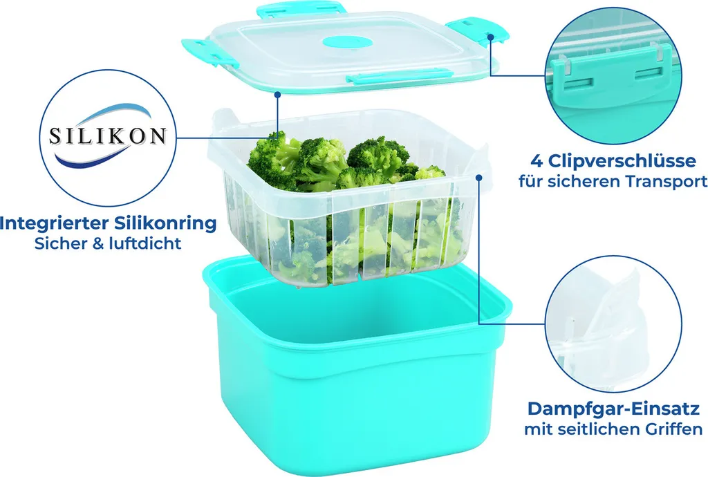 Wenko Mikrowellen-Dampfgarer 2 Liter 5 Wenko Mikrowellen-Dampfgarer 2 Liter – Bild 5