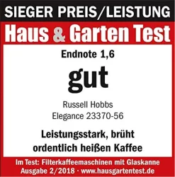 Russell Hobbs Elegance Kaffeemaschine -Küchendiscounter f8eec7632ac9cde376dc812d392a9e67
