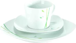 Ritzenhoff & Breker Kaffeeservice Geschirr Matti Porzellan Weiß 18-teilig