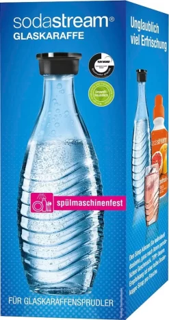SodaStream Glaskaraffe Mit Schraubverschluss -Küchendiscounter fac9b0f1bceaf603c4ae2f073e0405fb