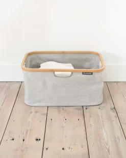 Brabantia Wäschekorbtasche 40 L Faltbar Grau -Küchendiscounter fc62e8f022aca24819e6d804e490945b