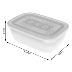 ROTHO Set Gefrierdosen 2 X 1.9 L FREEZE, Farbe:Transparent -Küchendiscounter fcf71d18686b2ae921d93f4c73f4d161