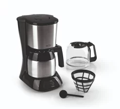 Kaffeemaschine Filter Kaffeemaschine 10 Tassen Thermoskanne Edelstahl Glaskanne -Küchendiscounter fe40e968a35d920c8ed460c5e6481926